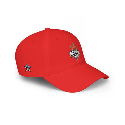 Retro Cassette Low-Profile Baseball Cap — Minimal Vintage Music Logo