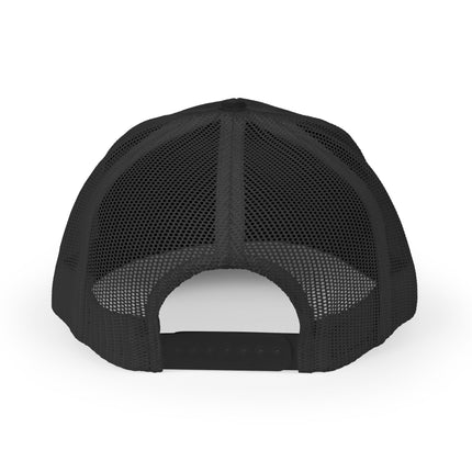 Embroidered Diamond Trucker Cap - Green/White Snapback