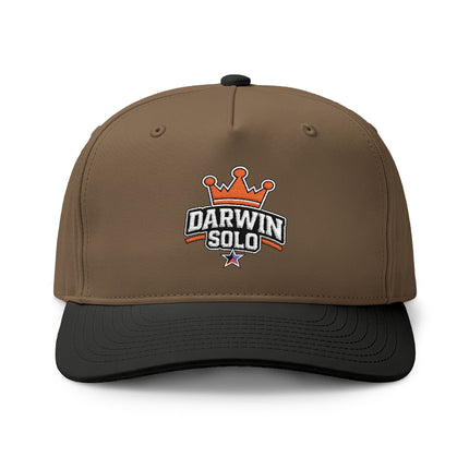 Two-Tone Embroidered Cap — Small Logo with Colored Stars