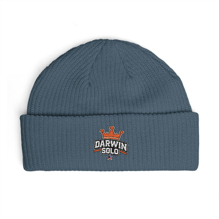 Embroidered Star Cuff Beanie