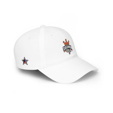 Retro Cassette Low-Profile Baseball Cap — Minimal Vintage Music Logo