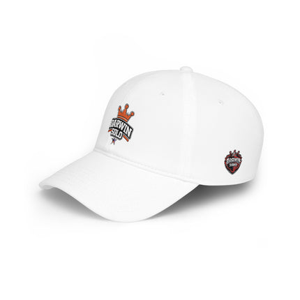 Retro Cassette Low-Profile Baseball Cap — Minimal Vintage Music Logo