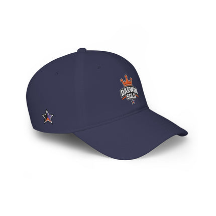 Retro Cassette Low-Profile Baseball Cap — Minimal Vintage Music Logo