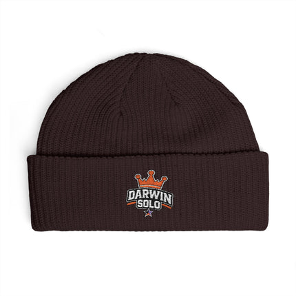 Embroidered Star Cuff Beanie