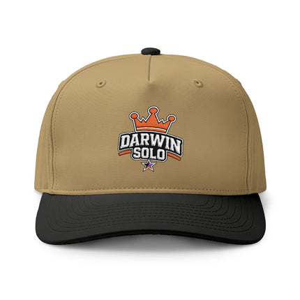 Two-Tone Embroidered Cap — Small Logo with Colored Stars