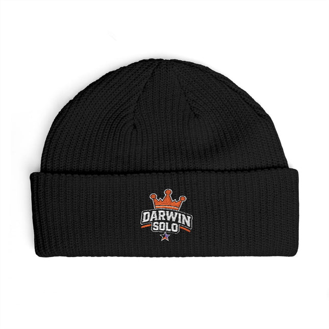 Embroidered Star Cuff Beanie