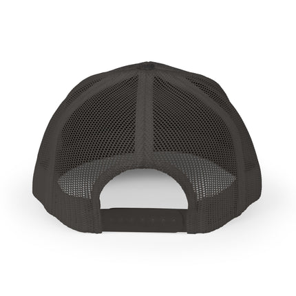 Embroidered Diamond Trucker Cap - Green/White Snapback