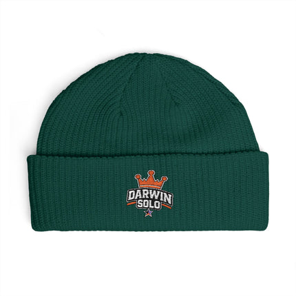 Embroidered Star Cuff Beanie
