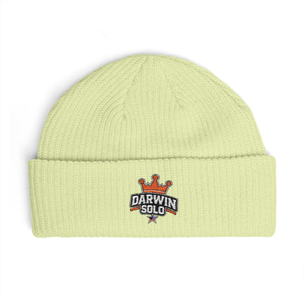 Embroidered Star Cuff Beanie