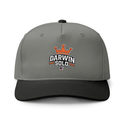 Two-Tone Embroidered Cap — Small Logo with Colored Stars