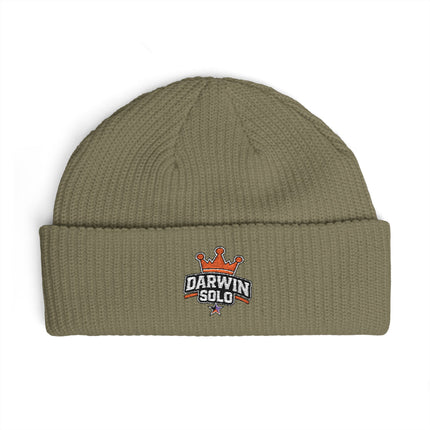Embroidered Star Cuff Beanie