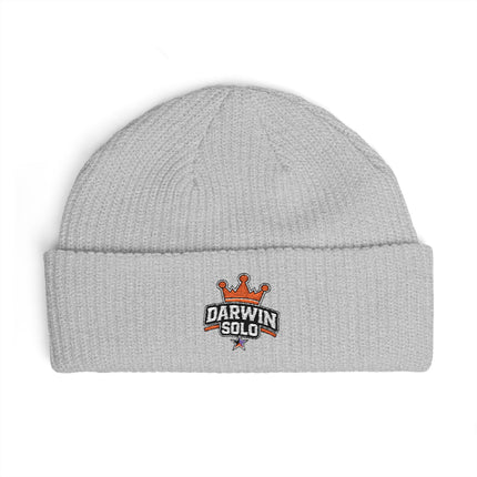 Embroidered Star Cuff Beanie