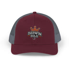 Maroon / Grey / One size