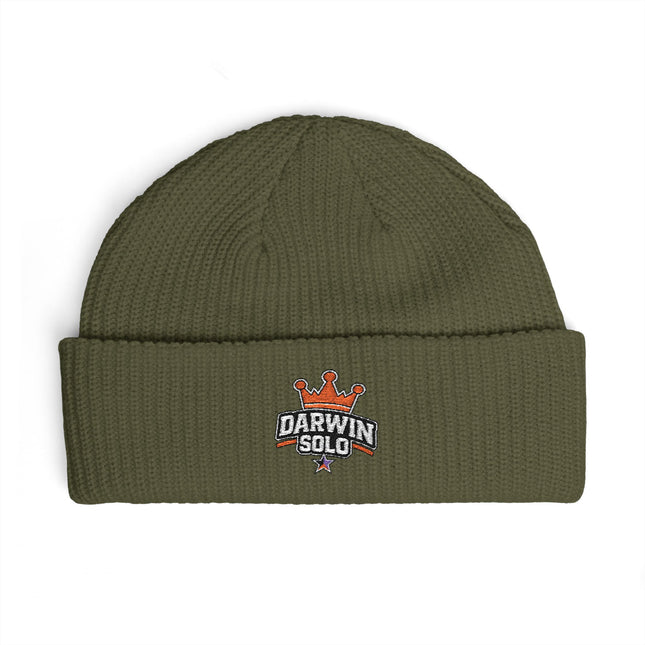 Embroidered Star Cuff Beanie
