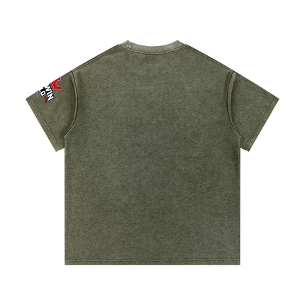 Mineral Wash Waffle Knit T-Shirt