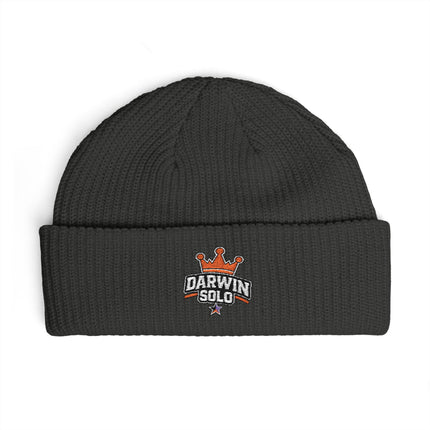 Embroidered Star Cuff Beanie