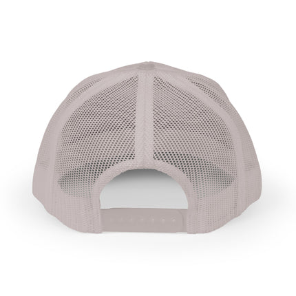 Embroidered Diamond Trucker Cap - Green/White Snapback