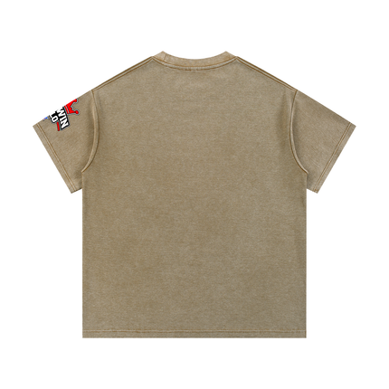 Mineral Wash Waffle Knit T-Shirt