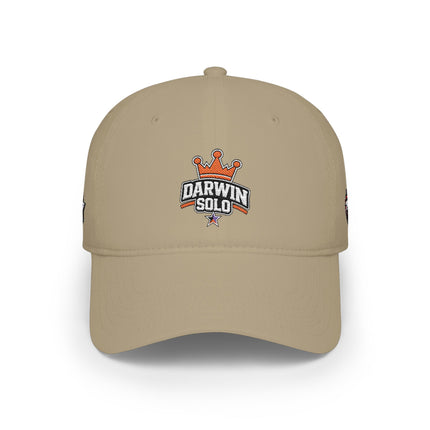 Retro Cassette Low-Profile Baseball Cap — Minimal Vintage Music Logo