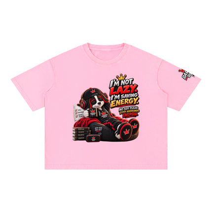 Mineral Wash Boxy Cotton T-Shirt