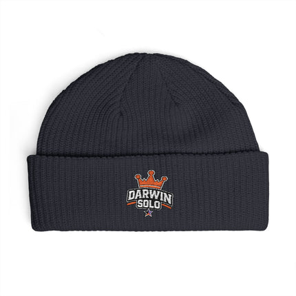 Embroidered Star Cuff Beanie