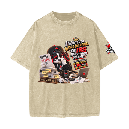 Heavyweight Snow Washed T-Shirt