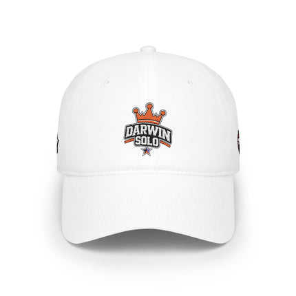 Retro Cassette Low-Profile Baseball Cap — Minimal Vintage Music Logo