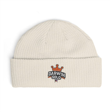 Embroidered Star Cuff Beanie