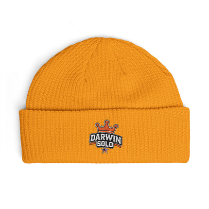 Embroidered Star Cuff Beanie
