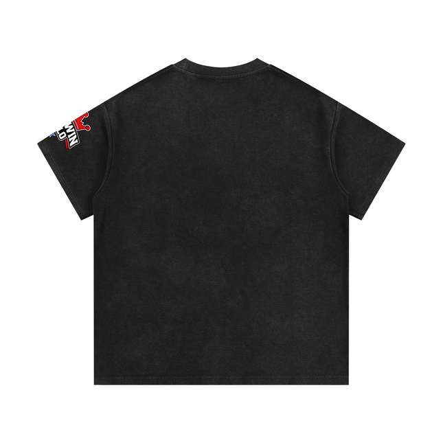 Mineral Wash Waffle Knit T-Shirt