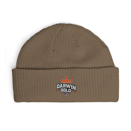 Embroidered Star Cuff Beanie