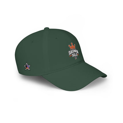 Retro Cassette Low-Profile Baseball Cap — Minimal Vintage Music Logo