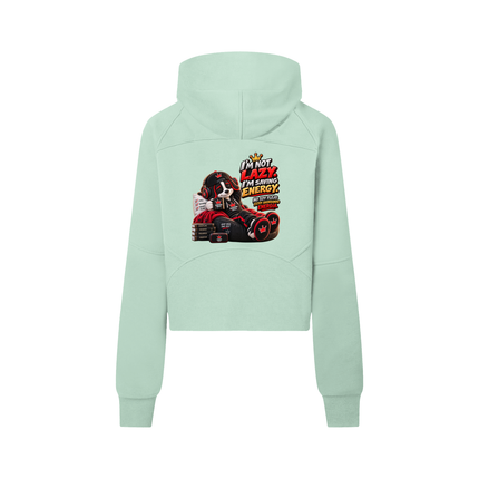 Cropped Half-Zip Hoodie