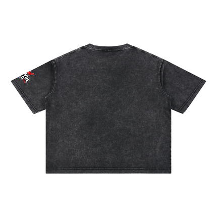 Mineral Wash Boxy Cotton T-Shirt