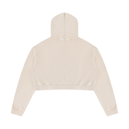 Women’s Mineral Washed Crop Hoodie