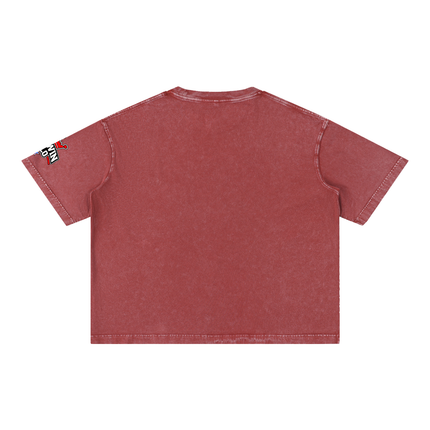 Mineral Wash Boxy Cotton T-Shirt