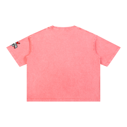 Mineral Wash Boxy Cotton T-Shirt