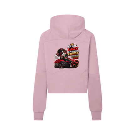 Cropped Half-Zip Hoodie